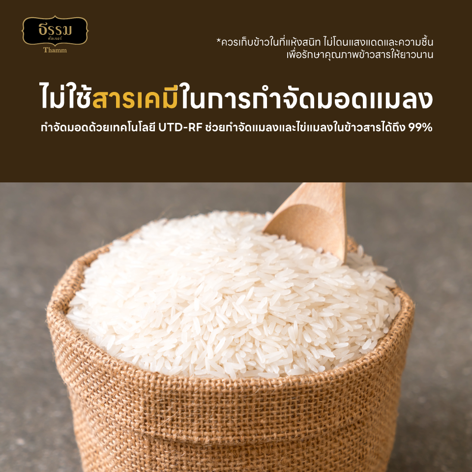 ชุดของขวัญ ธรรม คัลเจอร์ THAMM Organic Gift set Storybook ข้าวหอมมะลิล้านนา รวม 700 กรัม 1 ชุด